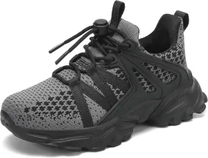 Nihaoya Boys Girls Sneakers Kids Tennis Shoes Lightweight Breathable Mesh Walking Running Shoe for Toddler/Little Kid/Big Kid
