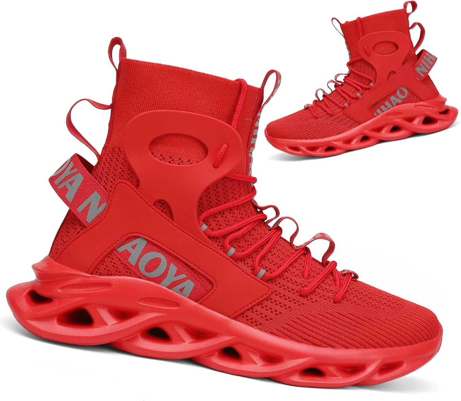 Nihaoya Men Athletic Walking Running Tennis Shoes Fashion Sneakers