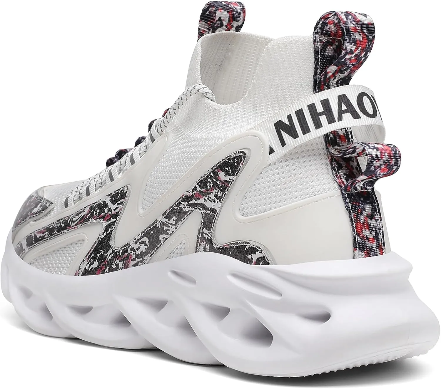 Nihaoya Mens Tennis Shoes Breathable Athletic Sneakers Lightweight Sport Shoes for Workout Walking