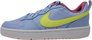 Nike Kid's Court Borough Low 2 Sneakers, Cobalt Bliss/Lt Lemon Twist, 6 M US