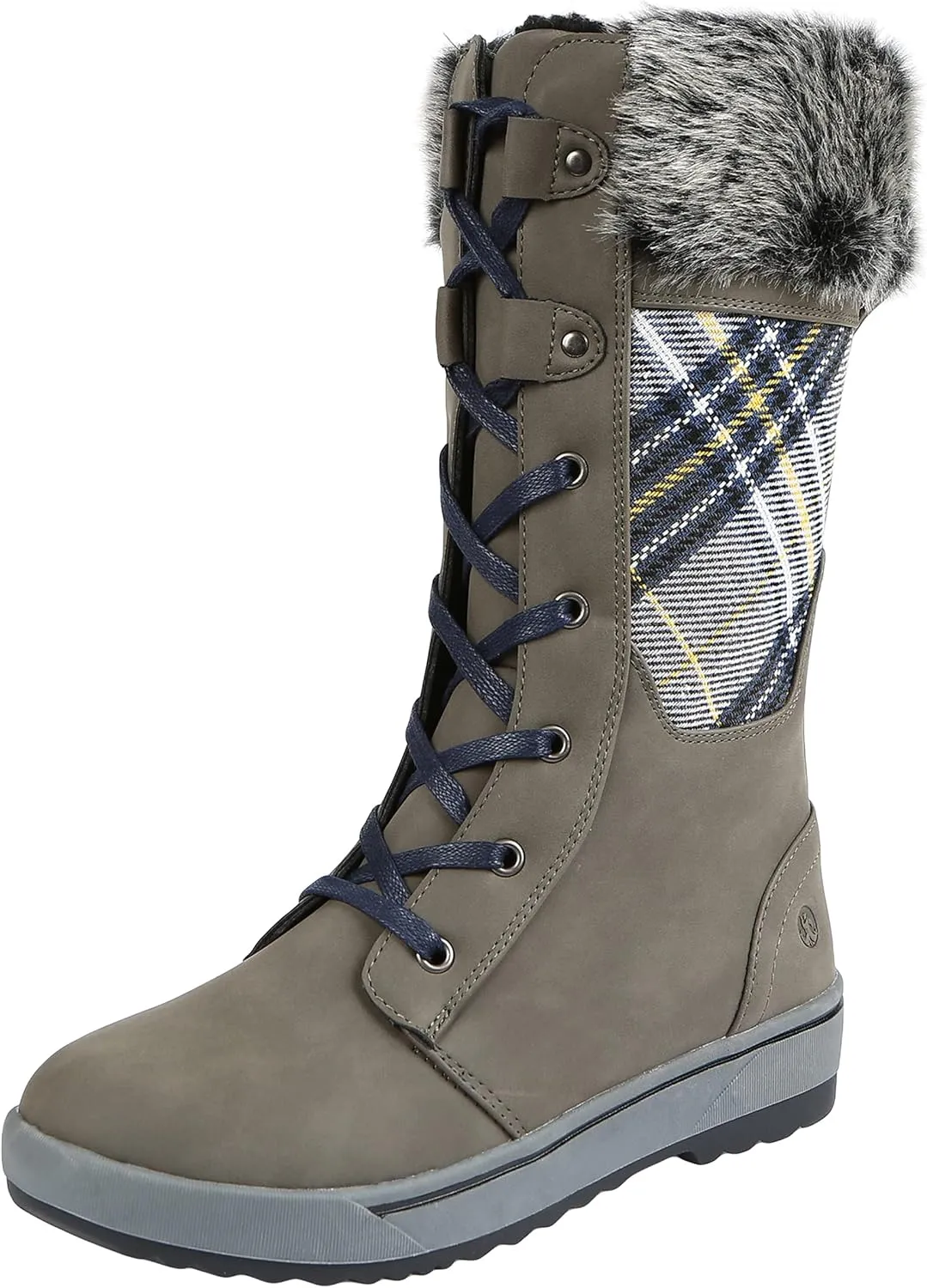 Northside Women's Bishop Cold Weather Fashion Boots - Durable Multi Directional TPR Outsole - Speed Lacing Beber Top Layer Removable EVA Insole - Cold Winter Days