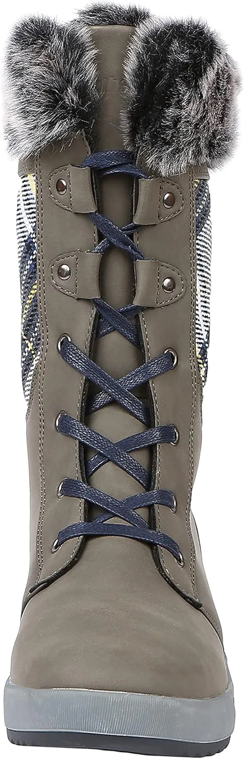 Northside Women's Bishop Cold Weather Fashion Boots - Durable Multi Directional TPR Outsole - Speed Lacing Beber Top Layer Removable EVA Insole - Cold Winter Days