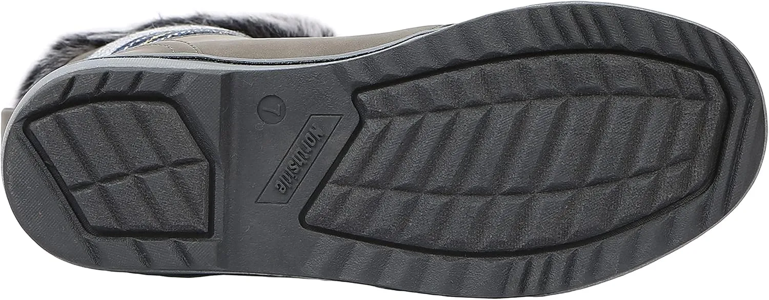 Northside Women's Bishop Cold Weather Fashion Boots - Durable Multi Directional TPR Outsole - Speed Lacing Beber Top Layer Removable EVA Insole - Cold Winter Days
