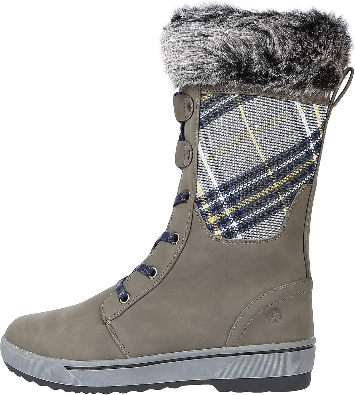 Northside Women's Bishop Cold Weather Fashion Boots - Durable Multi Directional TPR Outsole - Speed Lacing Beber Top Layer Removable EVA Insole - Cold Winter Days