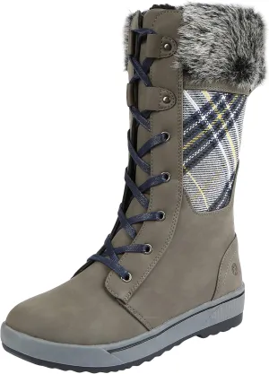 Northside Women's Bishop Cold Weather Fashion Boots - Durable Multi Directional TPR Outsole - Speed Lacing Beber Top Layer Removable EVA Insole - Cold Winter Days