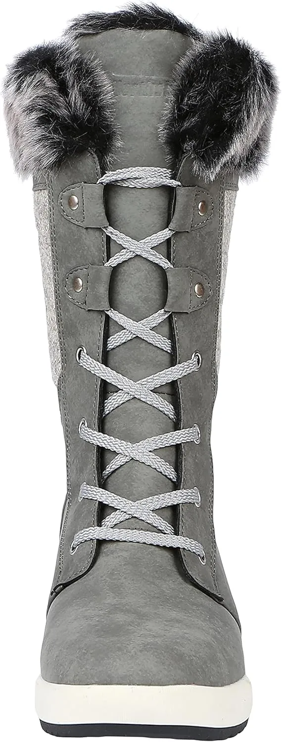 Northside Women's Bishop Cold Weather Fashion Boots - Durable Multi Directional TPR Outsole - Speed Lacing Beber Top Layer Removable EVA Insole - Cold Winter Days
