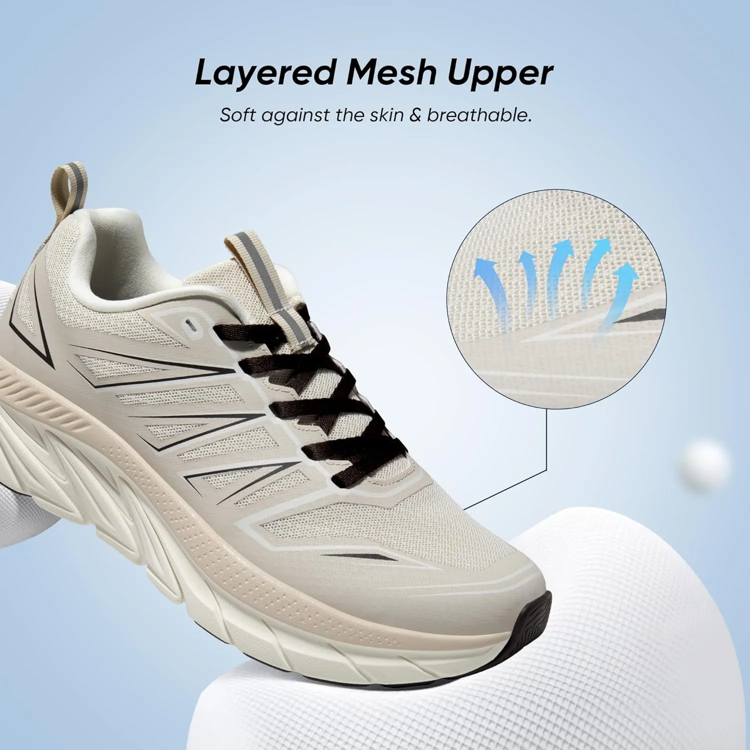NORTIV 8 Women's Walking Shoes Running ActiveSwift Comfortable Tennis Breathable Non Slip Athletic Gym Workout Cross Training Sneakers.