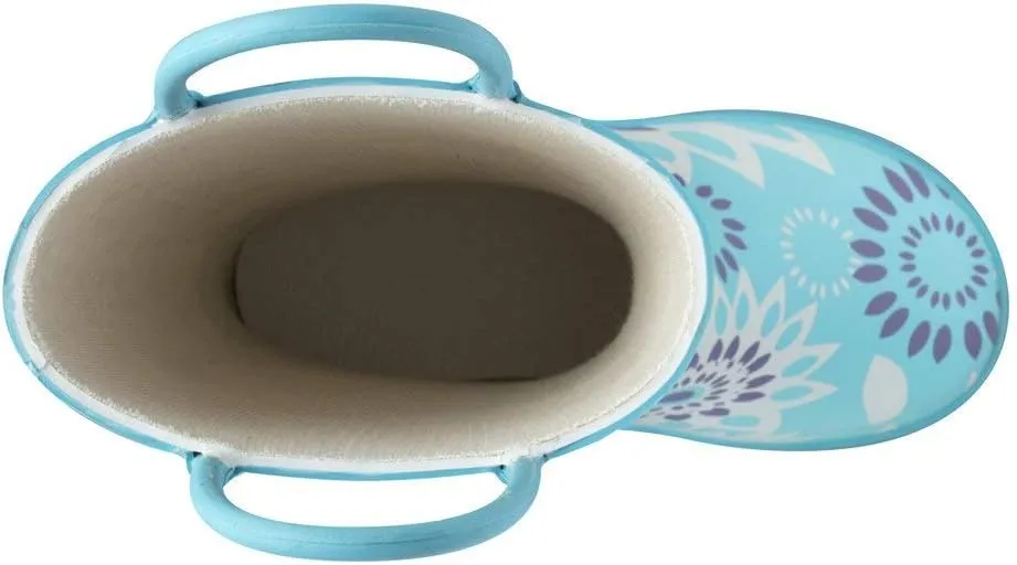 OAKI Toddler Rain Boots - Perfect Kids Rain Boots for Any Weather - Durable Rubber Baby Rain Boots Keep Little Feet Dry, Lightweight Waterproof with Easy-on Handle