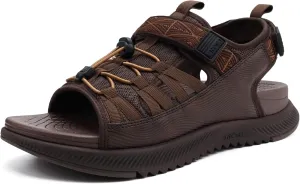 ONCAI Men Hiking Sandals, Arch Support Walking Sandals with Outdoor Orthotic Footbed for Plantar Fasciitis, Hombre Sandalias Recovery Sport Size 7-14