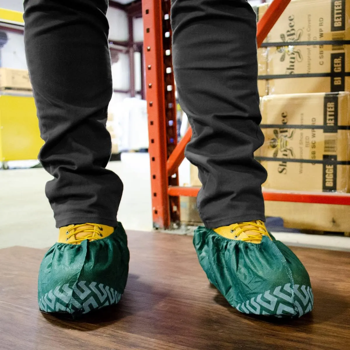 Original Disposable, Extra-Large Boot and Shoe Covers, Thicker & Stronger, Durable Protection for Floors - 50 Pairs