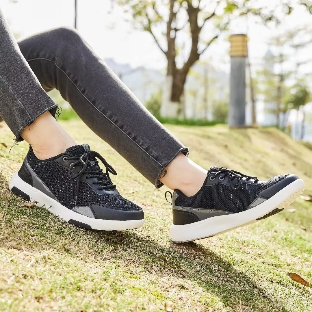 OrthoComfoot Women's Orthopedic Walking Shoes with Arch Support: Comfortable Fashion Sneakers for Plantar Fasciitis, Casual Orthotic Sneakers for Heel and Foot Pain Relief