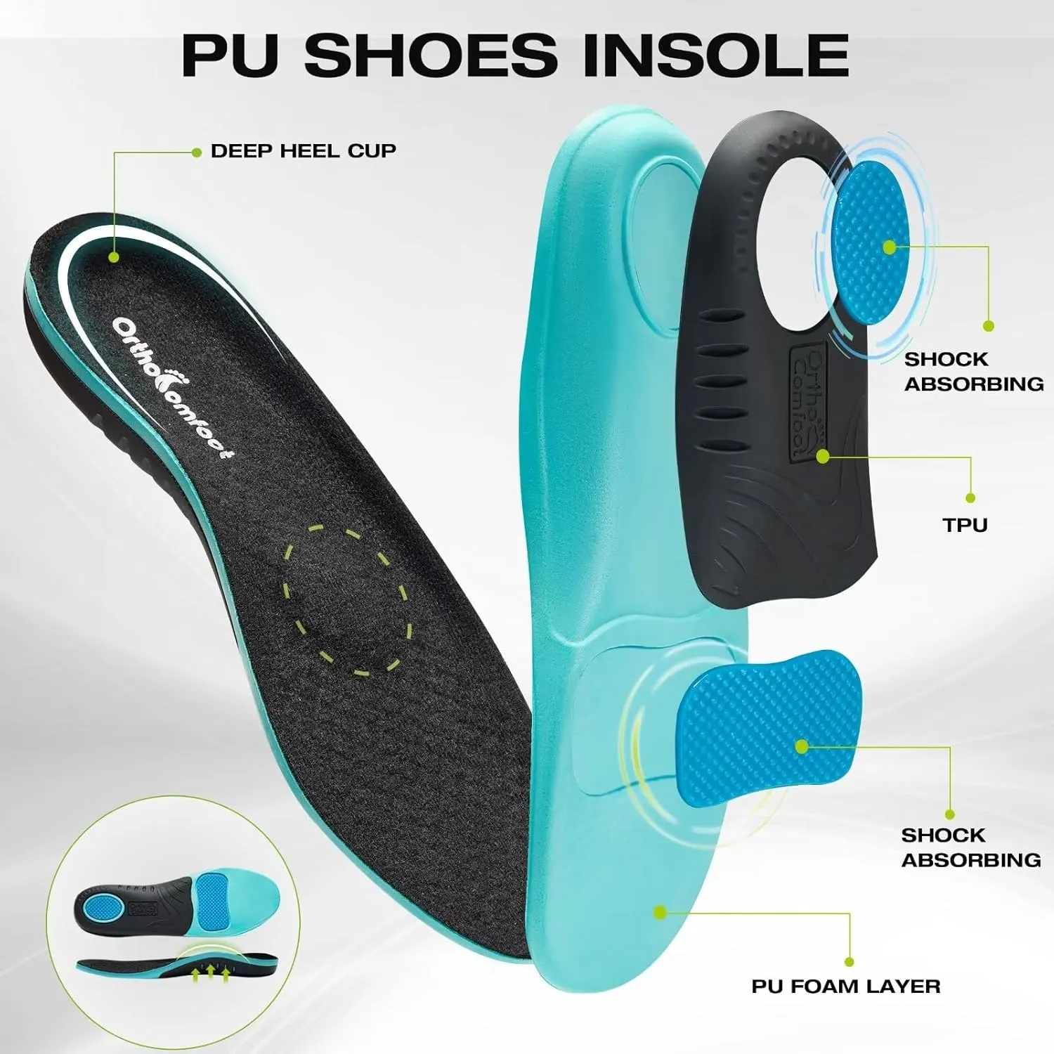 OrthoComfoot Women's Orthopedic Walking Shoes with Arch Support: Comfortable Fashion Sneakers for Plantar Fasciitis, Casual Orthotic Sneakers for Heel and Foot Pain Relief