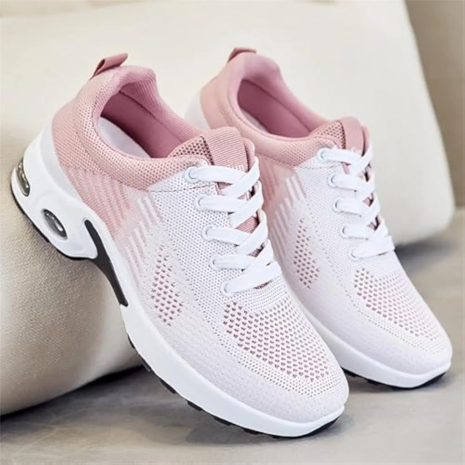 Orthopedic Sneakers for Women, Shoeses for Women Wide Width Toe Box Shoes,Comfortable Orthopedic Shoeses Mesh Casual Breathable Knit Air Cushion Shoes