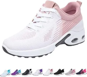 Orthopedic Sneakers for Women, Shoeses for Women Wide Width Toe Box Shoes,Comfortable Orthopedic Shoeses Mesh Casual Breathable Knit Air Cushion Shoes