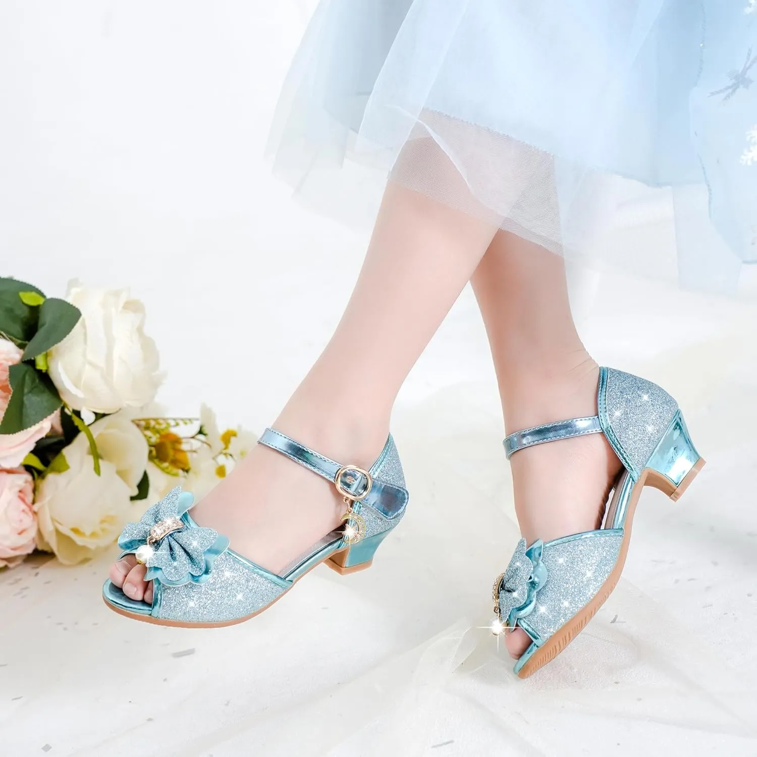 Osinnme Toddler Little Big Kid Girls Wedding Sandals