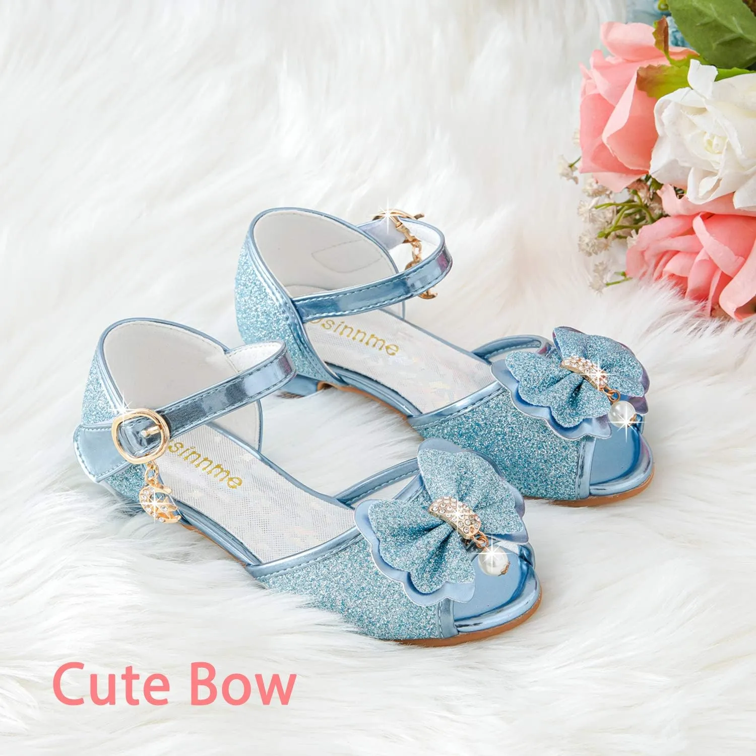 Osinnme Toddler Little Big Kid Girls Wedding Sandals