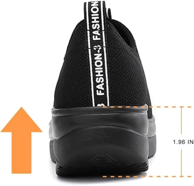 Oude Platform Loafers for Women Comfortable | Womens Slip On Sneakers Lightweight | Women's Walking Shoes Work Long Hours | Thick Rocking Bottom