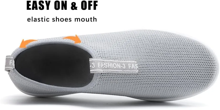 Oude Platform Loafers for Women Comfortable | Womens Slip On Sneakers Lightweight | Women's Walking Shoes Work Long Hours | Thick Rocking Bottom