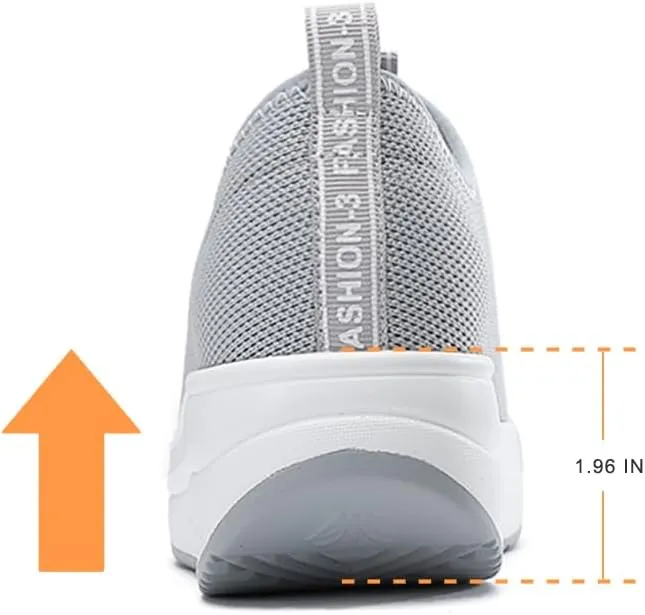 Oude Platform Loafers for Women Comfortable | Womens Slip On Sneakers Lightweight | Women's Walking Shoes Work Long Hours | Thick Rocking Bottom