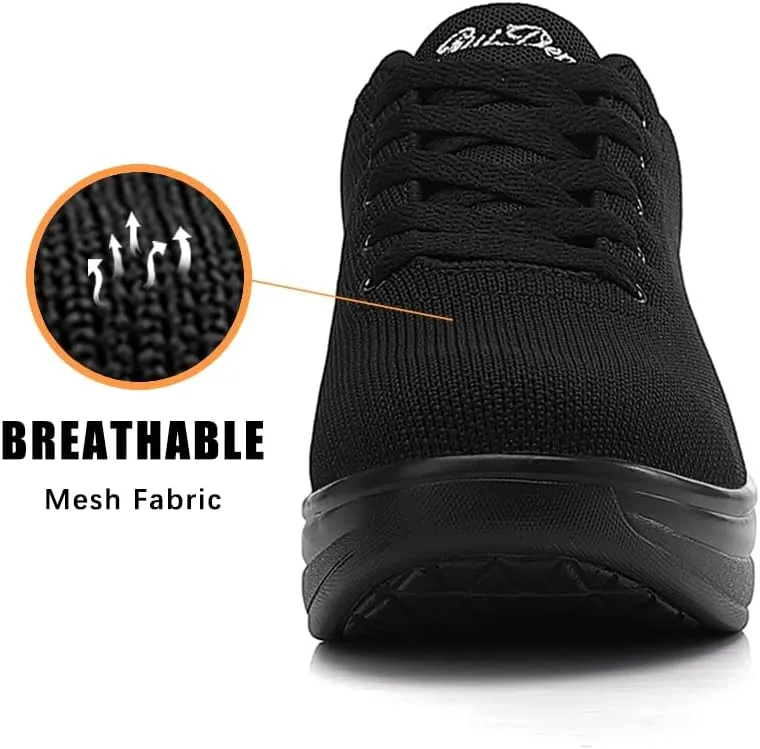 Oude Sneakers for Women Comfortable | Shoes for Women Traveling | 2 Inch Air Cushion Rocker Bottom