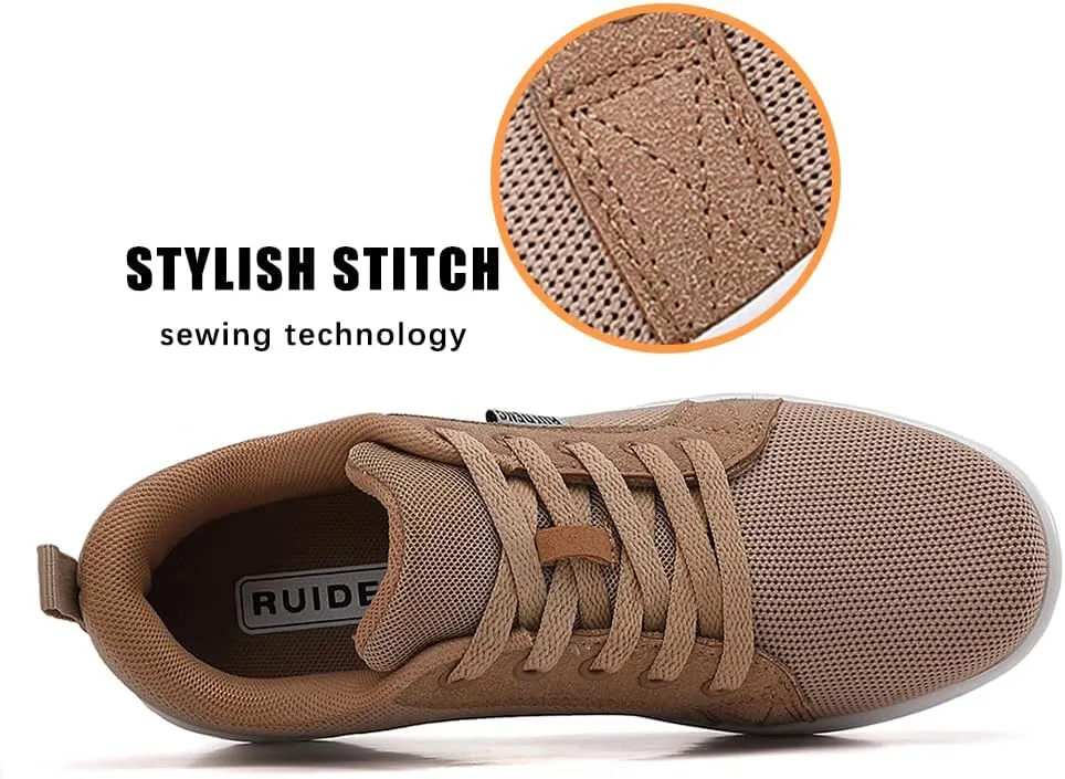 Oude Womens Walking Sneakers Comfy | Platform Shoes for Women Fashion | Stylish Standing All Day Rocker Bottom