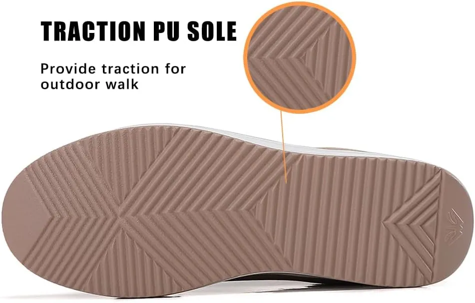 Oude Womens Walking Sneakers Comfy | Platform Shoes for Women Fashion | Stylish Standing All Day Rocker Bottom