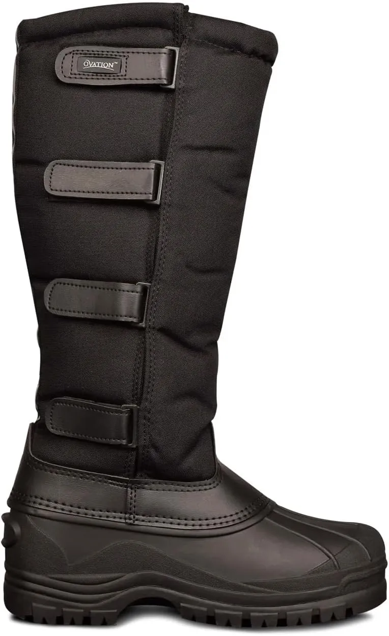 Ovation Women's Blizzard Durable Water-Repellent Fleece-Lined Canvas Equestrian Horse Riding Winter Boots
