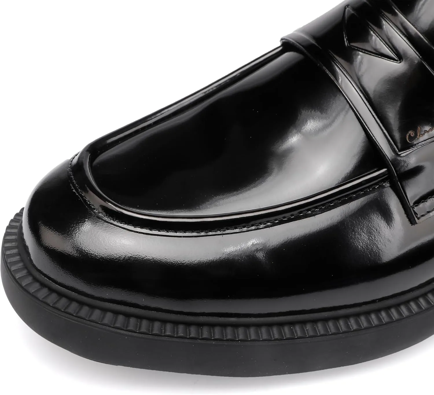 Patent Leather Loafer Slip-on, Formal Dress Shoes Classical Penny Loafers for Men