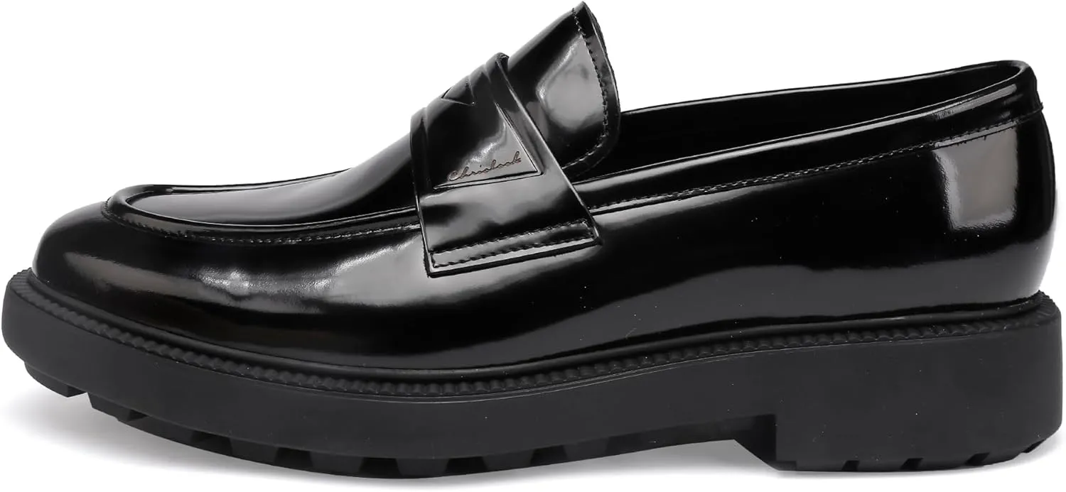 Patent Leather Loafer Slip-on, Formal Dress Shoes Classical Penny Loafers for Men