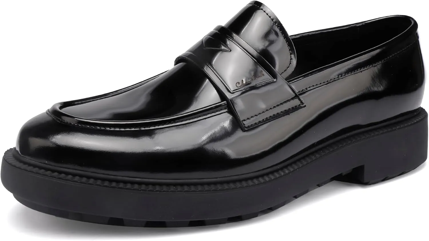 Patent Leather Loafer Slip-on, Formal Dress Shoes Classical Penny Loafers for Men