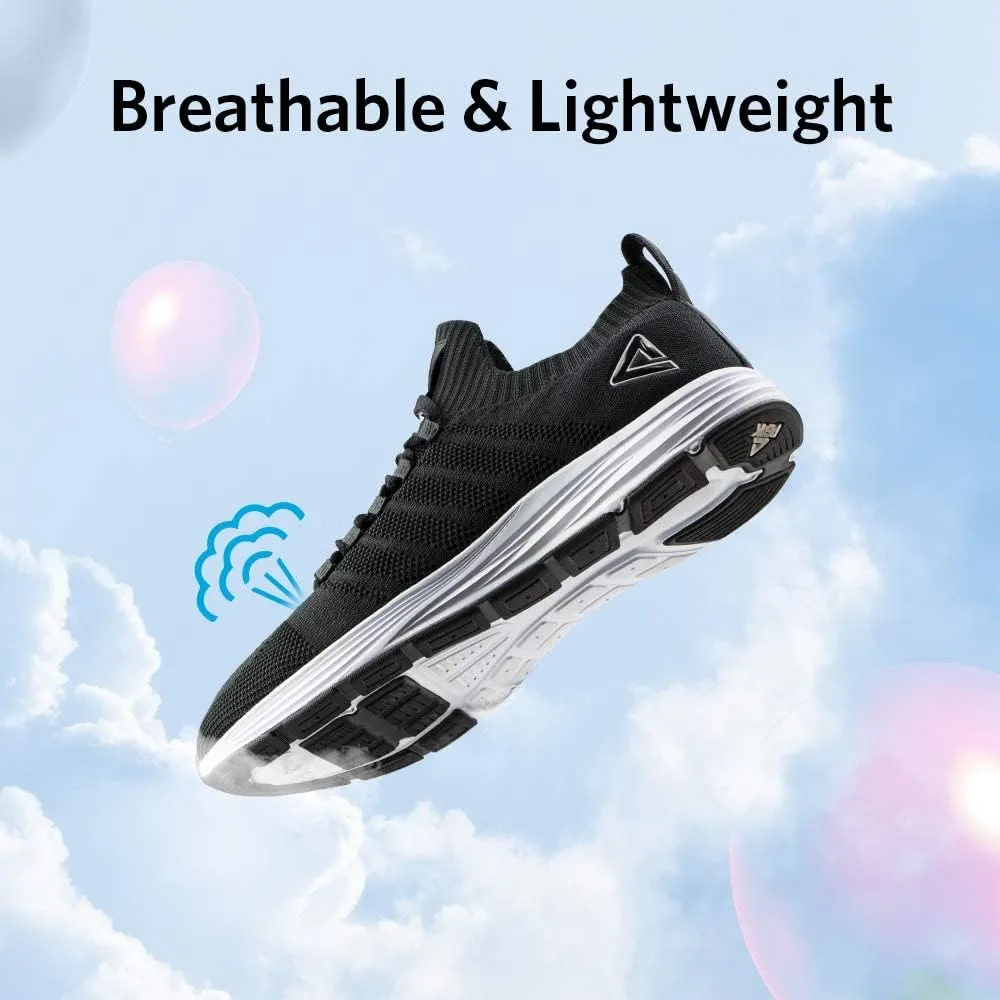 PEAK Womens Lightweight Walking Shoes - Comfortable Slip-on Sneakers for Running, Tennis, Gym, Casual Workout