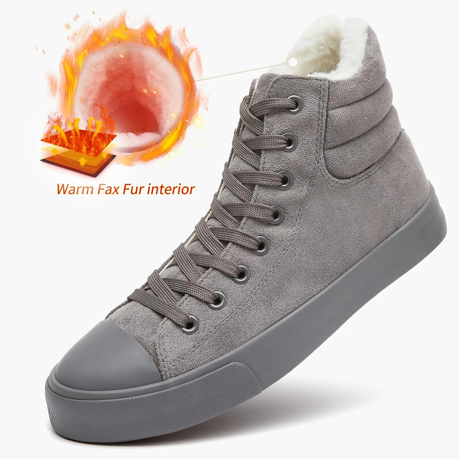 POVOGER High Top Sneakers for Women White Womens High Tops Canvas Shoes Black Fashion Sneakers Casual Lace up Tennis Shoes