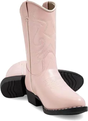 Premium Kids Cowboy Boots - Comfort Fit Toddler Cowboy Boots - Boys and Girls Cowboy Boots Durable & Stylish Western Wear for Young Riders
