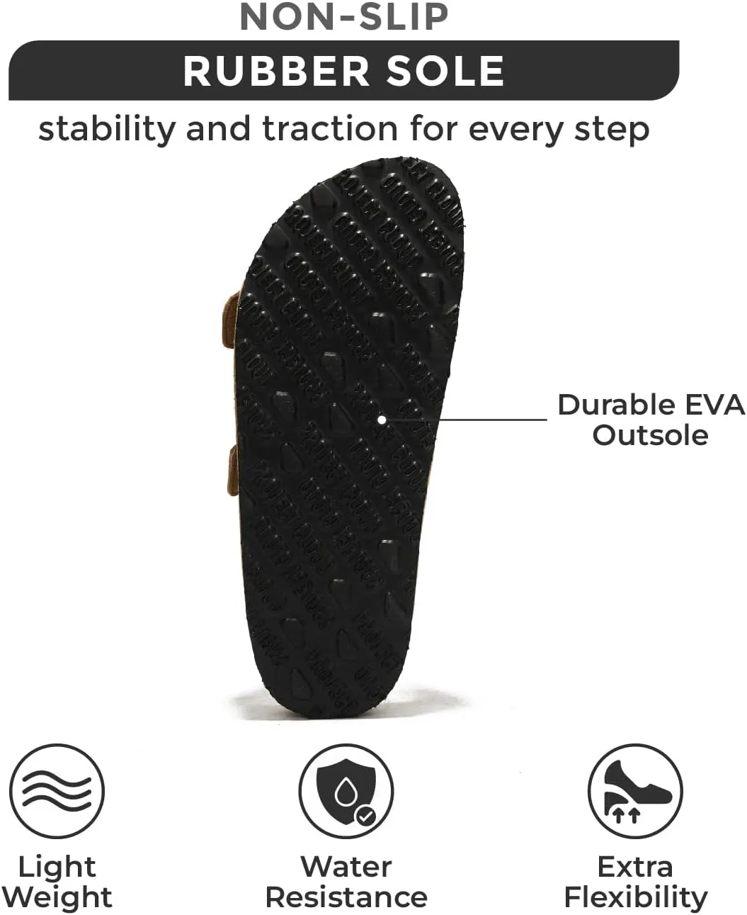 Project Cloud Genuine Leather Flat Sandals Women Beach Essentials Womens Sandals Memory Foam Vacation Essentials Slides for Women Footwear (Venita)
