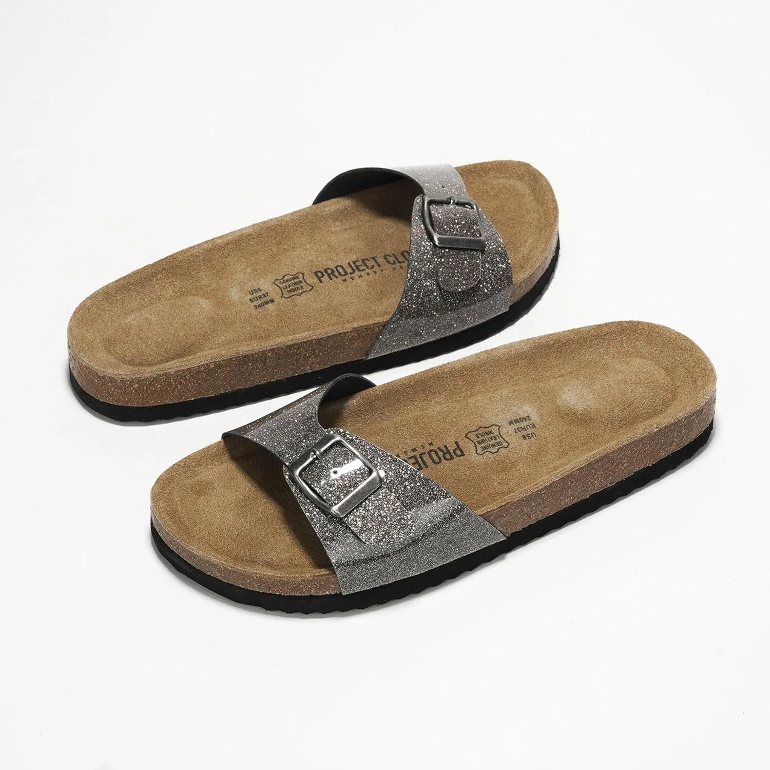 Project Cloud Genuine Leather Womens Sandals - Memory Foam Beach Essentials Womens Slippers - Perfect Summer Sandals for Women 2025 (Bahama)