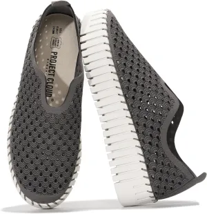 Project Cloud Platform Loafers for Women - Lightweight Spring Shoes for Women - Slip-On Casual Shoes - Non Slip Fashion Sneakers - Leather Insole Womens Footwear (Daffodil)