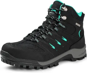 R CORD Hiking Boots Women Waterproof Womens Hiking Boots Comfortable Non-Slip Womens Hiking Shoes Walking Trekking Camping Tennis Sport Sneakers