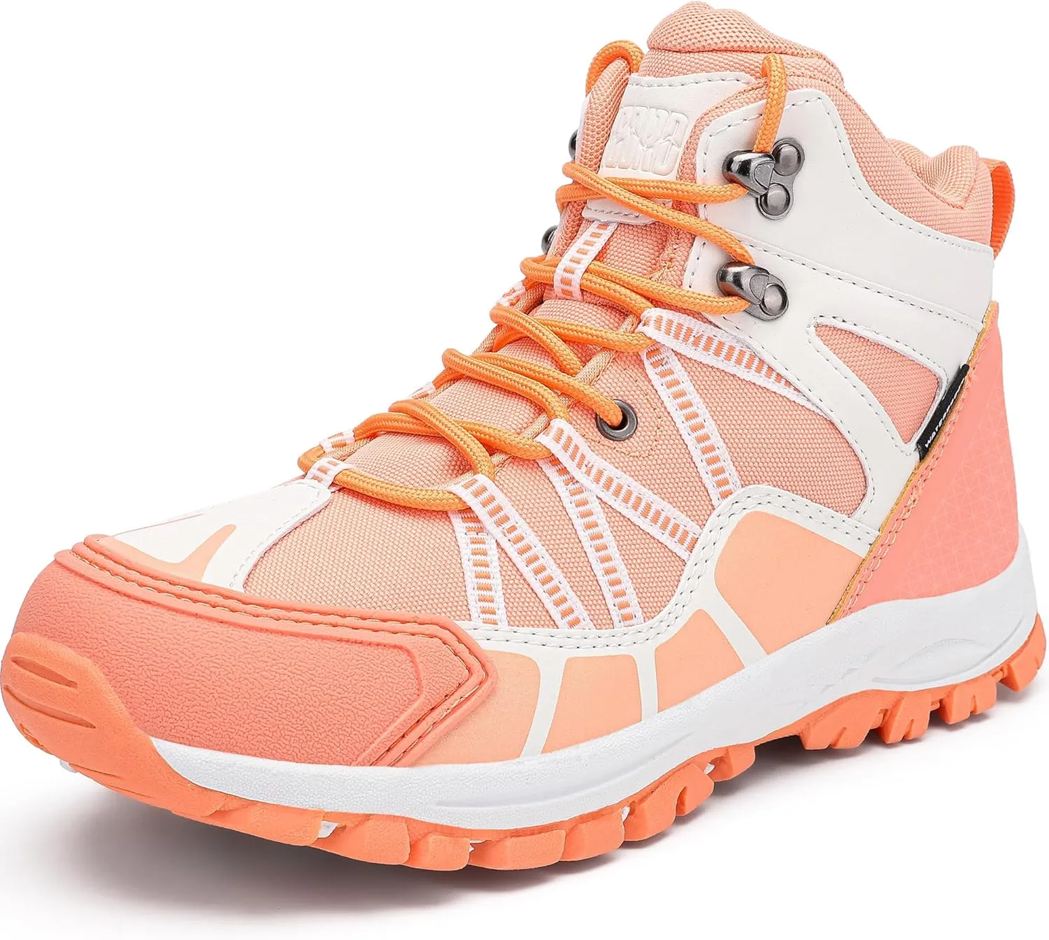 R CORD Kids Hiking Boots Waterproof Outdoor Ankle Boots Anti-Slip Walking Shoes Hiking Shoes for Camping