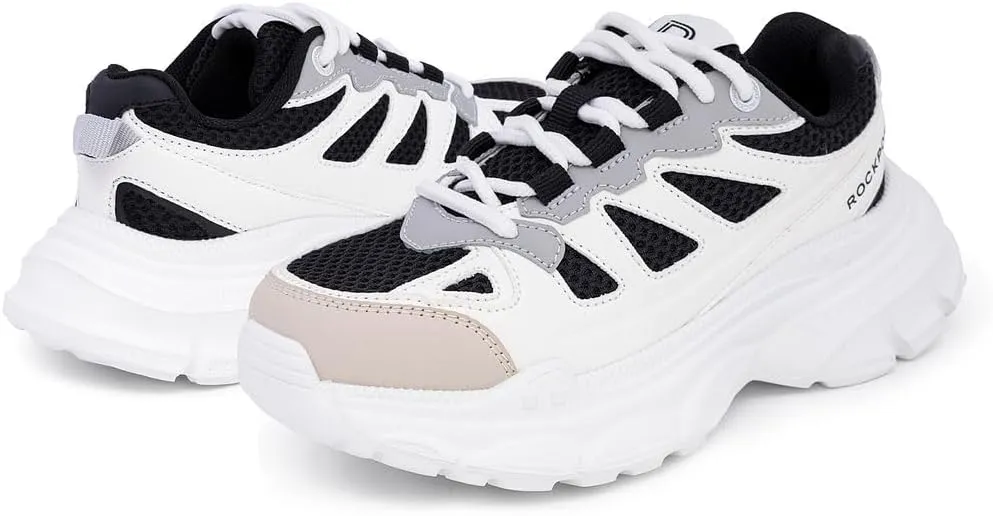 Rockport Kids Boys Sneakers - Durable, Breathable Mesh Design with Cushioned Sole for Comfort - Athletic Shoes for Walking, Running, and School Lace-Up/Bungee (Big Kids & Little Kids)