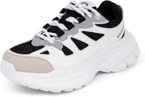 Rockport Kids Boys Sneakers - Durable, Breathable Mesh Design with Cushioned Sole for Comfort - Athletic Shoes for Walking, Running, and School Lace-Up/Bungee (Big Kids & Little Kids)