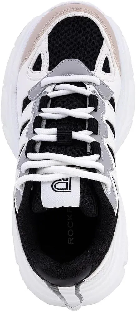 Rockport Kids Boys Sneakers - Durable, Breathable Mesh Design with Cushioned Sole for Comfort - Athletic Shoes for Walking, Running, and School Lace-Up/Bungee (Big Kids & Little Kids)