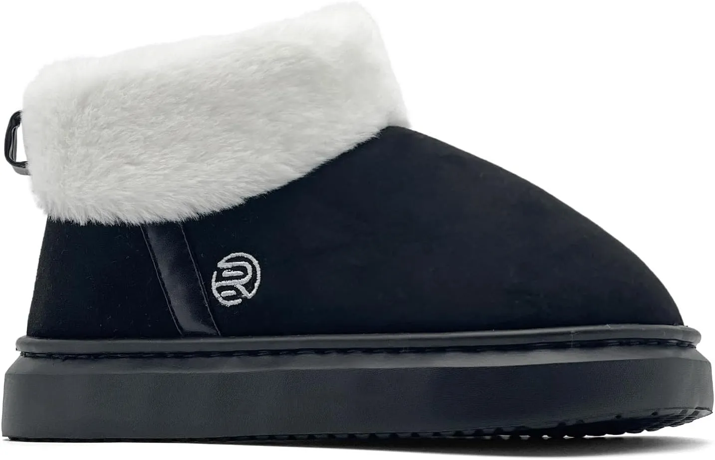 rosyclo Ankle Winter Boots for Women, Suede Faux Fur Furry Lining Warm Women's Snow Mini Boot Lightweight Anti-Slip Fuzzy Classic Memory Foam Comfort Shoes Short Booties for Indoor Outdoor