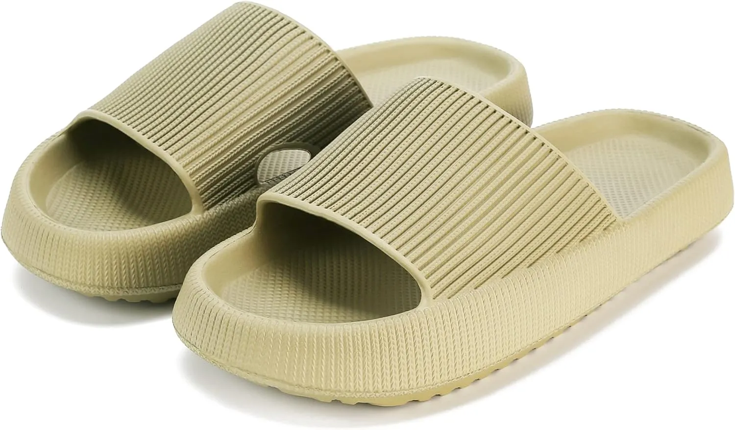 rosyclo Cloud Slippers for Women and Men, Pillow House Slippers Shower Shoes Indoor Slides Bathroom Sandals, Ultimate Comfort, Lightweight, Thick Sole, Non-Slip, Easy to Clean