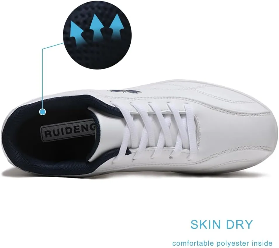 RUIDENG Platform Sneakers for Women Air Cushion | Walking Shoes Women Comfortable All Day | Thick Rocker Bottom