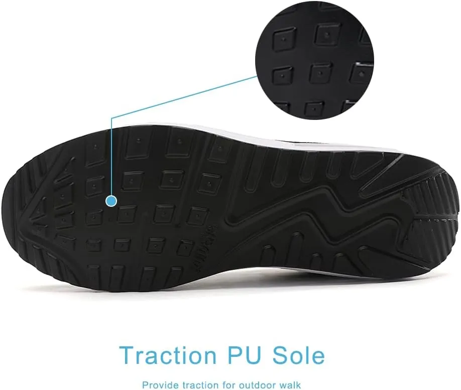 RUIDENG Platform Sneakers for Women Air Cushion | Walking Shoes Women Comfortable All Day | Thick Rocker Bottom