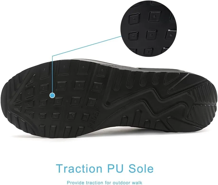 RUIDENG Platform Sneakers for Women Air Cushion | Walking Shoes Women Comfortable All Day | Thick Rocker Bottom