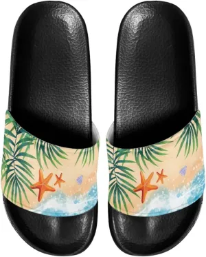 Sandals Slides for Women Non Slip Slippers Lightweight Casual Peep Toe Summer Shoes Beach Slides