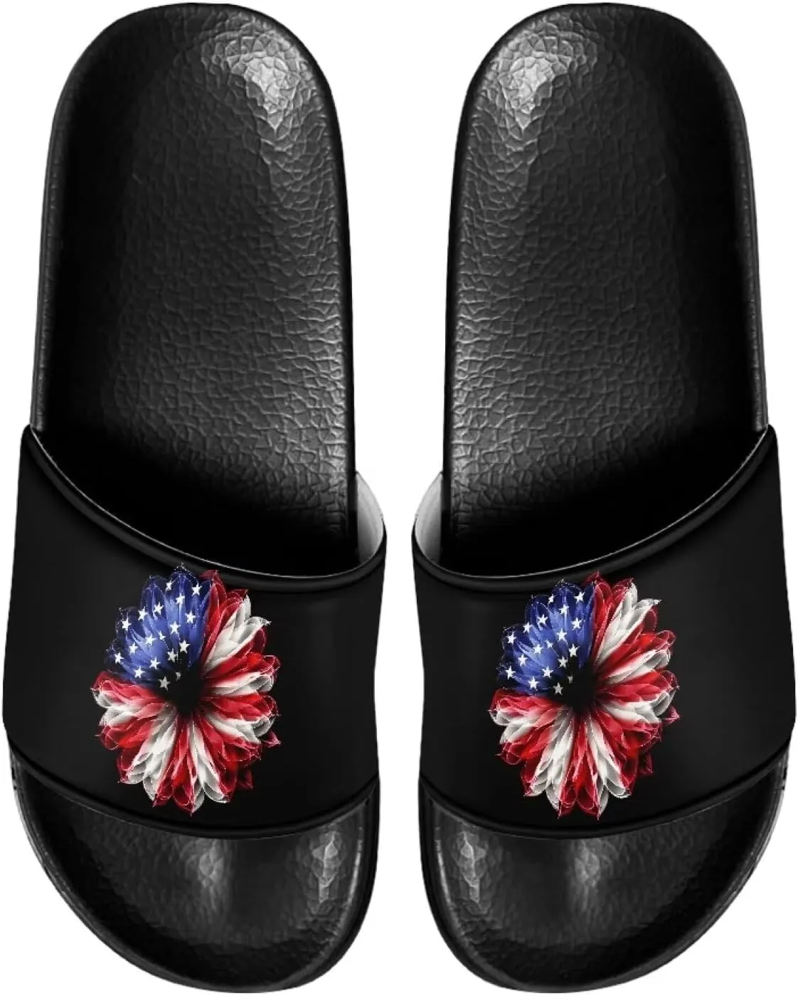 Sandals Slides for Women Non Slip Slippers Lightweight Casual Peep Toe Summer Shoes Beach Slides
