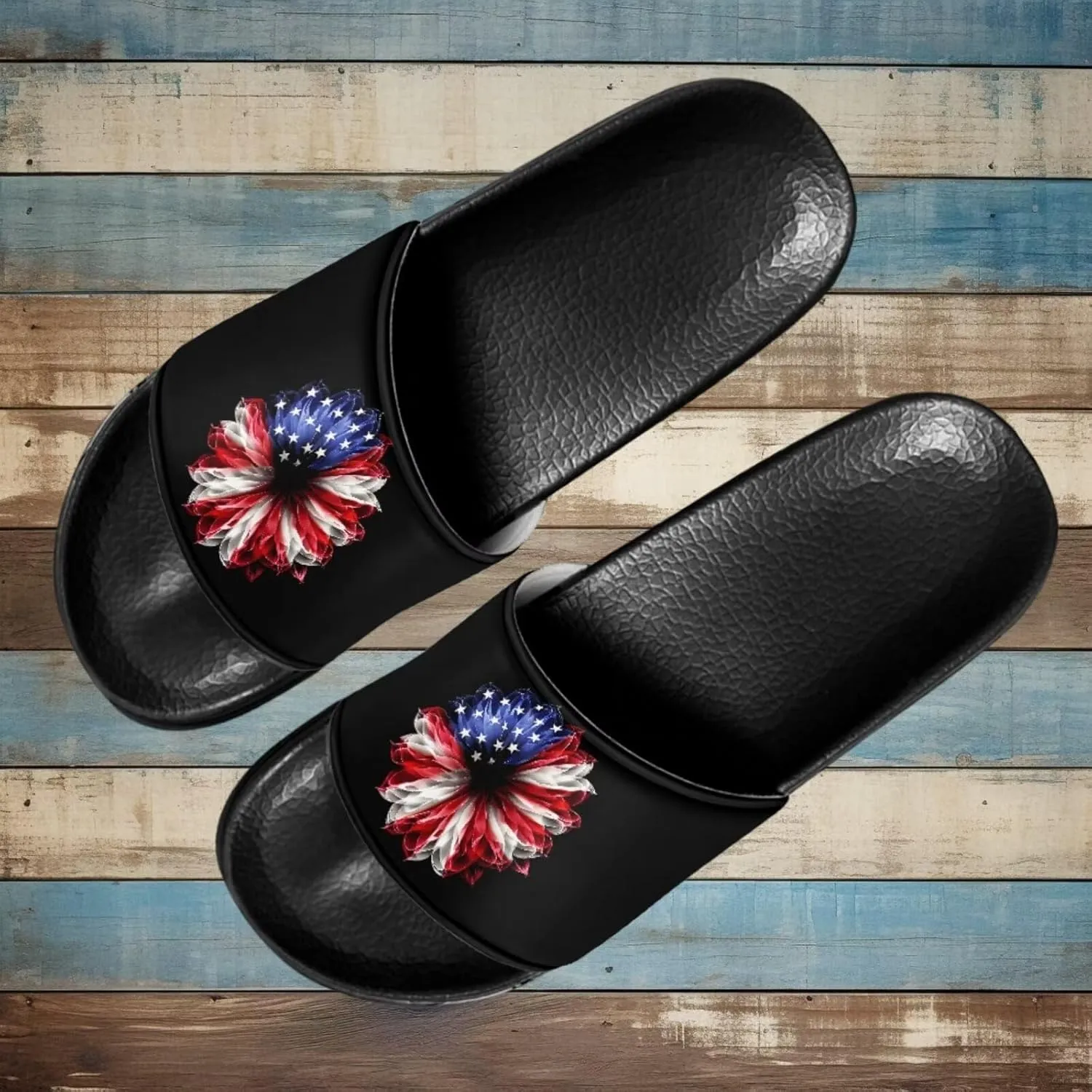 Sandals Slides for Women Non Slip Slippers Lightweight Casual Peep Toe Summer Shoes Beach Slides