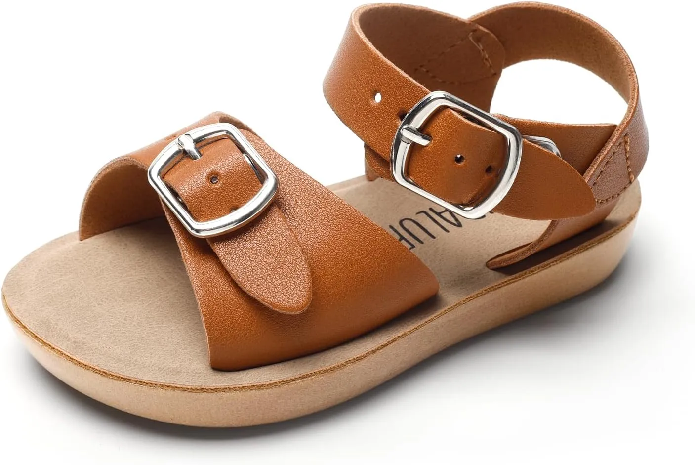 SANDALUP Summer Sandals w Double Buckle for Toddler Girls/Boys